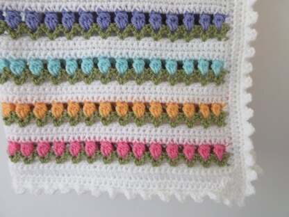 Tulip Flower Baby Blanket