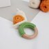Snail crochet pattern baby rattle toy Amigurumi pattern newborn teether