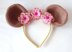 Crochet Mouse Ears Headband