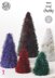 Tinsel Christmas Trees & Baubles in King Cole Tinsel Chunky - 9035 - Downloadable PDF