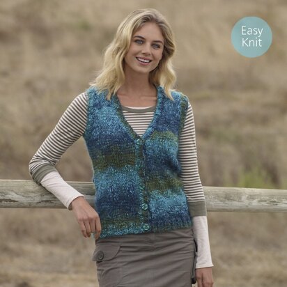 Waistcoat in Sirdar Sylvan Chunky - 7786- Downloadable PDF