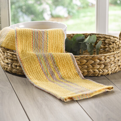 Valley Yarns #190 Lemon Sherbet Towel PDF