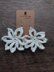 Flora Flower crochet earrings