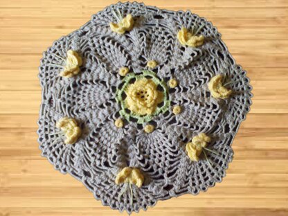 Crochet Cushion Doily Pattern