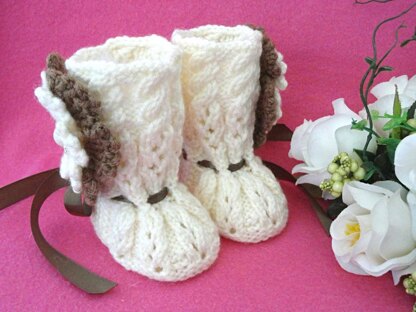 Baby Girl Shoes Pattern Knitted Baby Booties Belle