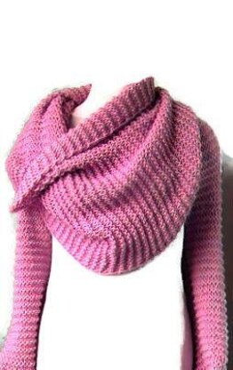 Shrug Cowl Sciarpone Scarf With Sleeves
