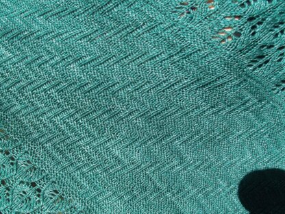 Emerald forest shawl