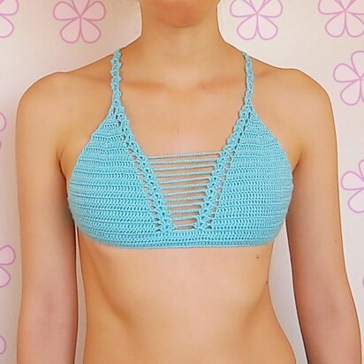 Scalloped Bandeau Bikini Top Crochet Pattern. Bikini Bra PDF Crochet  Pattern _ C27 -  Canada