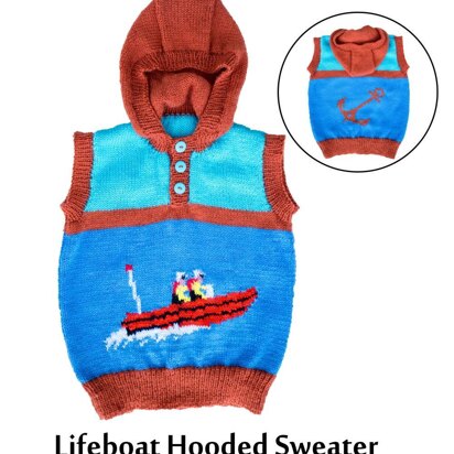 Lifeboat & anchor sweater