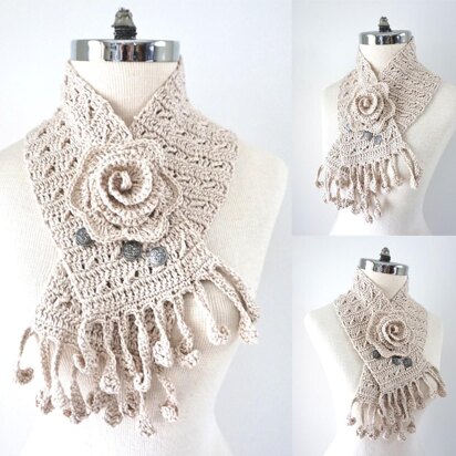 Floral Rose Scarf