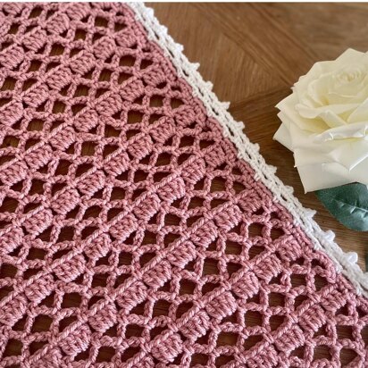 Rose Trellis Blanket