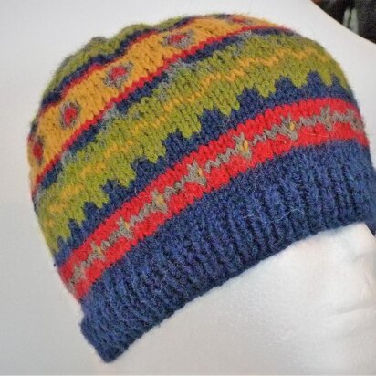 "Jack" Hat fairisle style