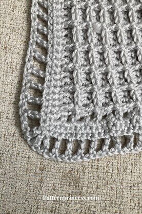 Moonlight Mist Waffle Blanket