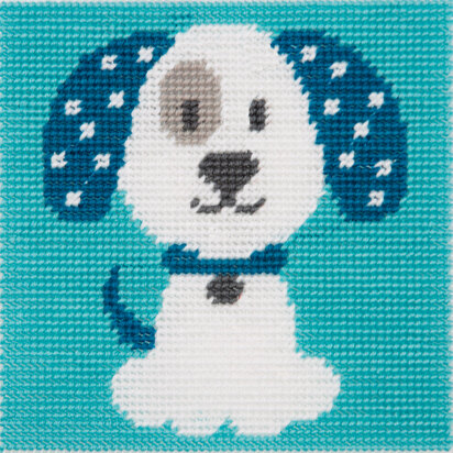 Anchor 1st Kit - Puppy Love Tapestry Kit - 15cm x 15cm
