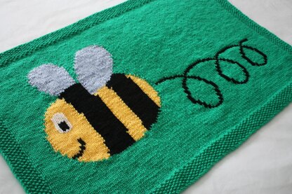 Bee baby blanket