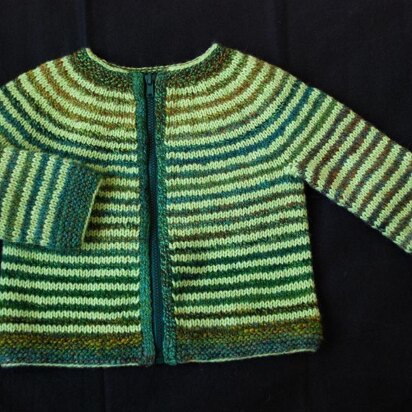 Budgie Striped Baby Sweater