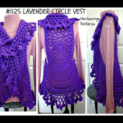 1125 - Lavender Circle Vest