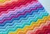 Chunky Rainbow Ripple Baby Blanket
