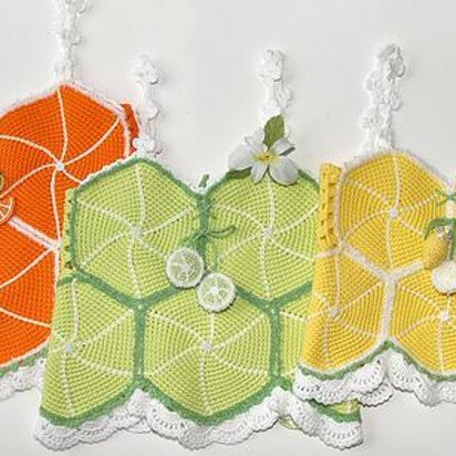 Fruity Fun 2. Citrus Top Corset Crochet