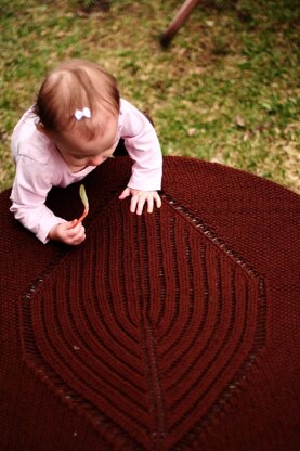 Big Leaf Baby Blanket