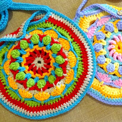 Crochet Mandala Shoulder Bag