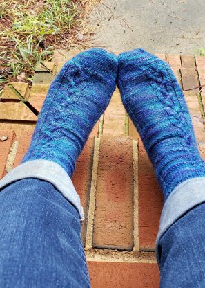 Winding Stream Socks