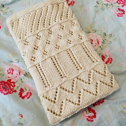 Layered Lace Blanket