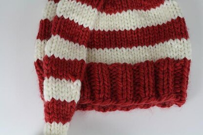 Bulky Weight Holiday Knit Stocking Cap