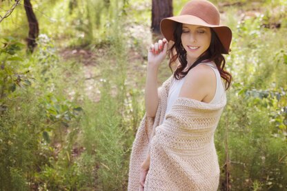 Chardonnay Crochet Wrap