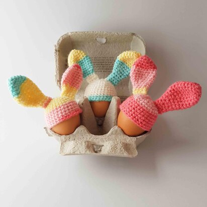 Easter bunny egg cosy