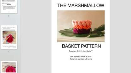 Marshmallow Puff Basket