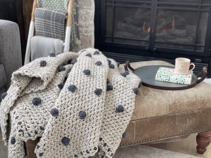 Cozy Up Bobble Blanket Crochet Pattern