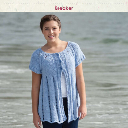 Breaker Cardigan in Classic Elite Yarns Verde Collection Sprout - Downloadable PDF