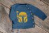 Star Wars Knit kids jacket Knitting Pattern, Mandalorian helmet motif
