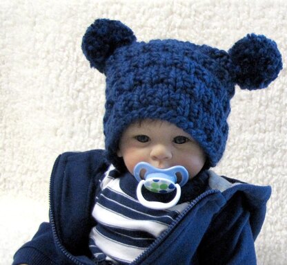 EZ-Knit Jester Baby Hat - Super Bulky