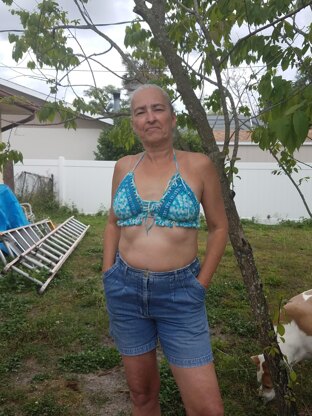 Pompom Bikini Top