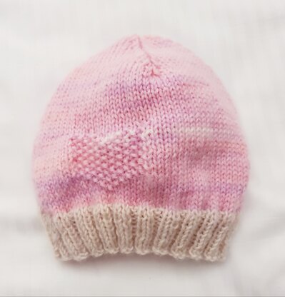 New baby beanie in 4 ply