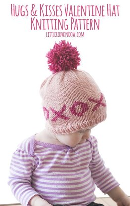 XOXO Hugs & Kisses Valentine Hat