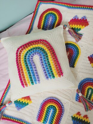 Rainbows of Love Cushion US Terms