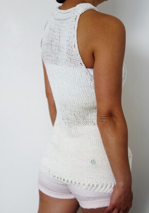 Laced Cropped Tank Top