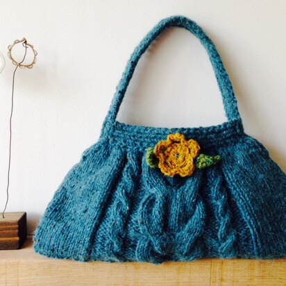 Cable Twist Tweed bag