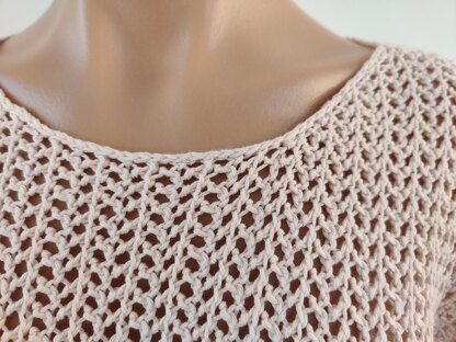 "Emily" Openwork T-shirt