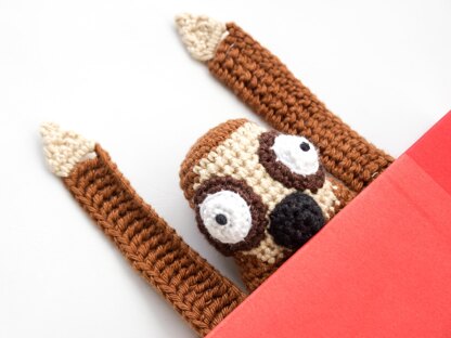 Sloth Bookmark Crochet Pattern