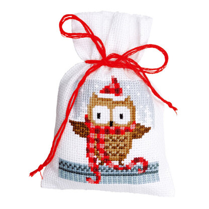 Vervaco Christmas Buddies - Pack of 3 Cross Stitch Kit - 8cm x 12cm