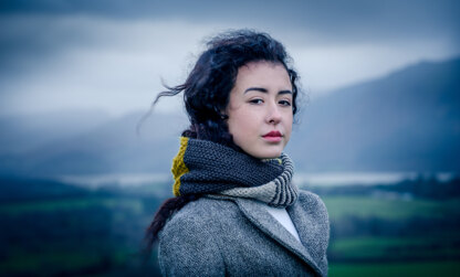 Brenna Mixed Stitch Cowl in The Fibre Co. Cumbria - Downloadable PDF