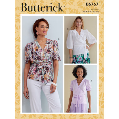 Butterick Misses' Tops B6767 - Sewing Pattern