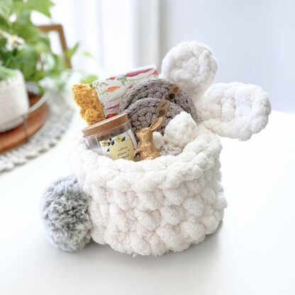 Jumbo Bunny Basket Pattern 103