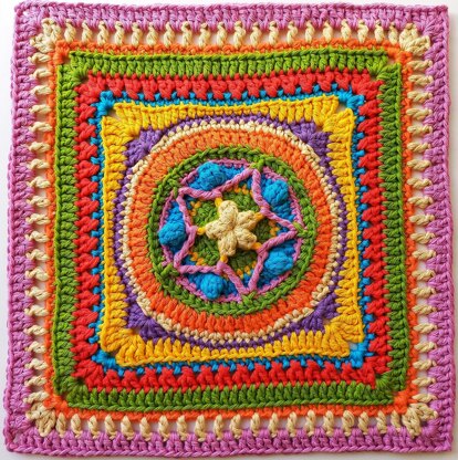 Popstar Granny Square 12"