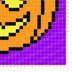 Halloween Pumpkin Pillow Sad Spooky Mini C2C Diagonal Crochet Pattern PDF