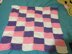 Cute Heart Engraved Patch Baby Blanket Pattern